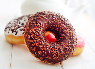 Image showing Sweet donuts, different kind from donuts