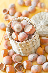 Image showing hazelnuts