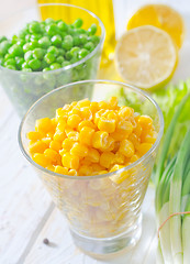 Image showing corn and peas