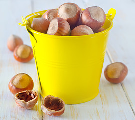 Image showing hazelnuts