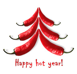 Image showing Happy hot year