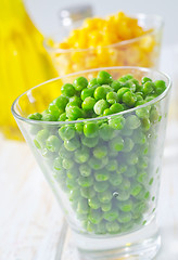 Image showing green peas