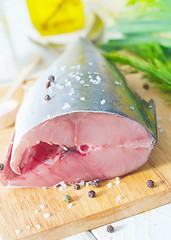 Image showing raw tuna