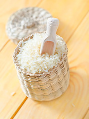 Image showing raw rice