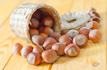 Image showing hazelnuts