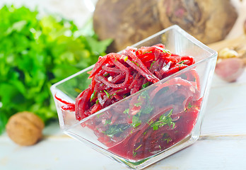 Image showing salad with beet