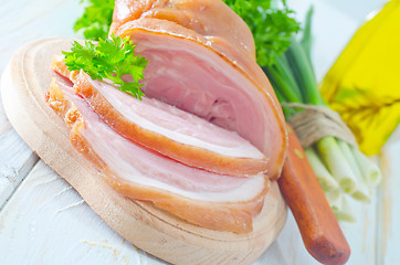 Image showing smoked lard