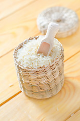 Image showing raw rice