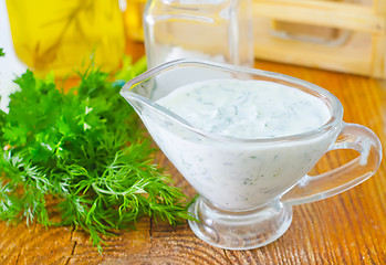 Image showing white sauce