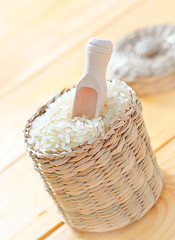 Image showing raw rice