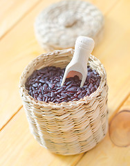 Image showing black rice