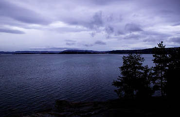 Image showing Moody Seascape