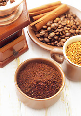 Image showing different kind of coffee