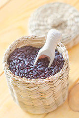 Image showing black rice