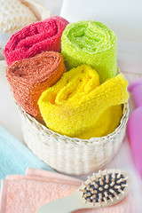 Image showing color towels