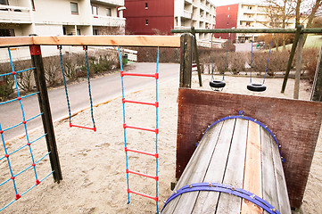 Image showing Playground near Apartments