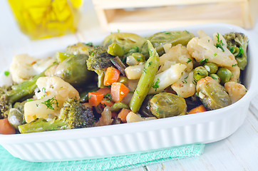 Image showing fried vegetables