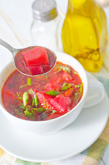 Image showing fresh soup