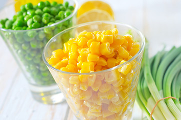 Image showing corn and peas