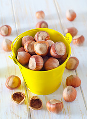 Image showing hazelnuts