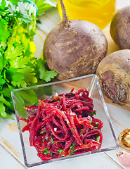 Image showing salad with beet