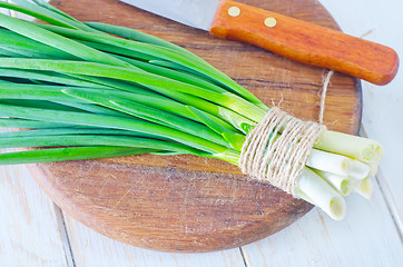 Image showing green onion