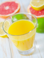 Image showing juice with fruit