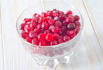 Image showing frozen cranberry