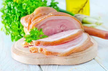 Image showing smoked lard