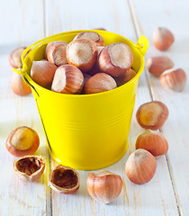 Image showing hazelnuts