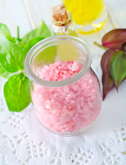 Image showing pink salt