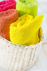 Image showing color towels