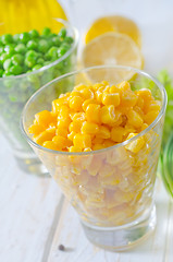 Image showing corn and peas