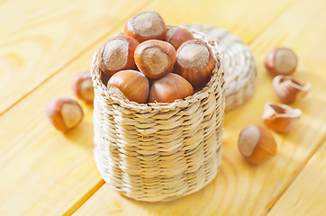 Image showing hazelnuts