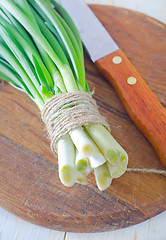 Image showing green onion