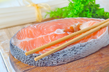 Image showing red salmon