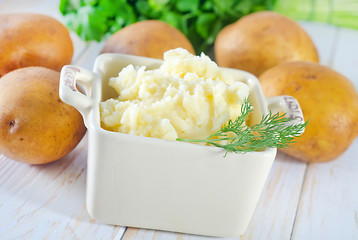 Image showing mashed potato