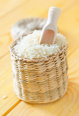 Image showing raw rice