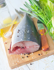 Image showing raw tuna