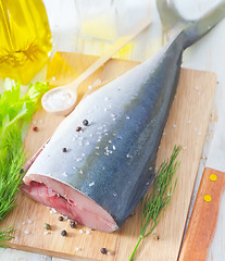 Image showing raw tuna