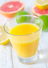 Image showing juice with fruit