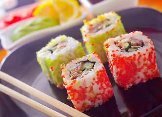 Image showing sushi