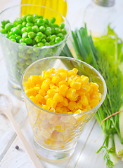 Image showing corn and peas