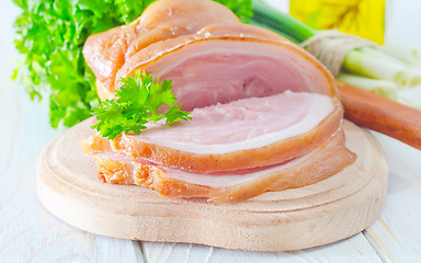 Image showing smoked lard