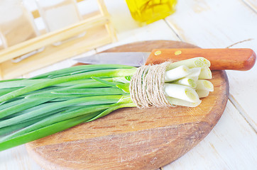 Image showing green onion