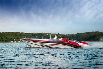 Image showing Luxury Speedboat