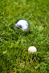 Image showing Bocce Balls