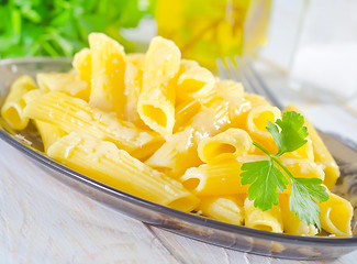 Image showing pasta with cheese