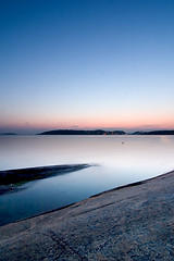 Image showing Sunset on Ocean