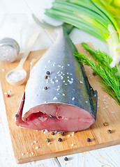 Image showing raw tuna